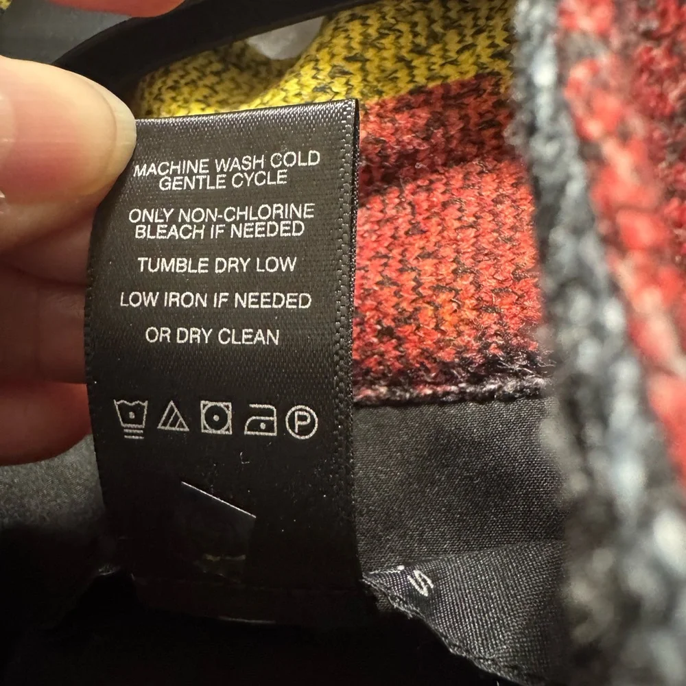 Colorblock Textured Coat - Multi - Picture 3 of 5